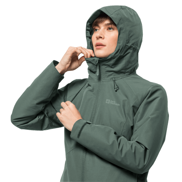 Fashion Hedge Green Jack Wolfskin Heidelstein Geïsoleerde Damesjas