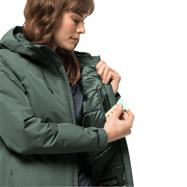 Fashion Hedge Green Jack Wolfskin Heidelstein Geïsoleerde Damesjas
