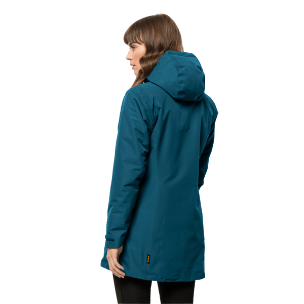 Collectie Blauwe Koraal Heidelstein Geïsoleerde Damesjas Jack Wolfskin