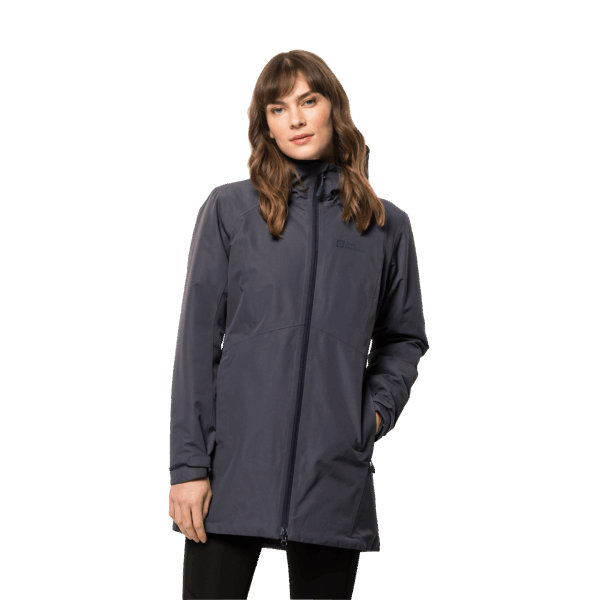 Heidelstein Geïsoleerde Jack Wolfskin Grafietcollecties Voor Dames