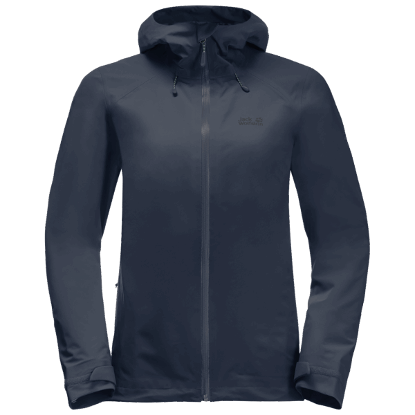 Dames Hoogste Piek Jas Nachtblauw Merk Jack Wolfskin
