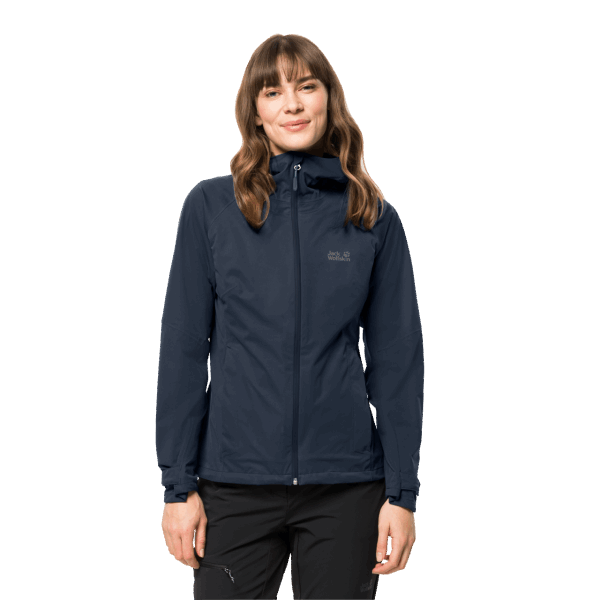Dames Hoogste Piek Jas Nachtblauw Merk Jack Wolfskin