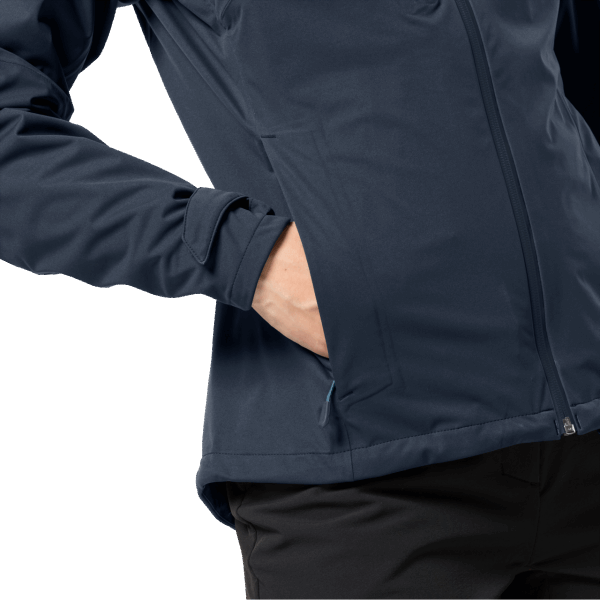 Dames Hoogste Piek Jas Nachtblauw Merk Jack Wolfskin