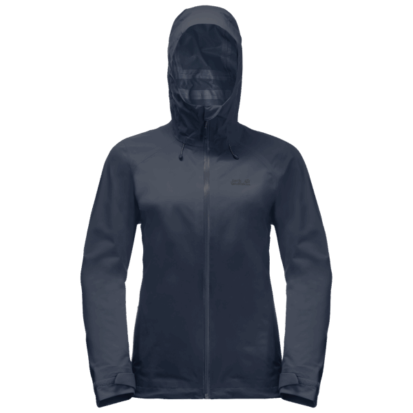 Dames Hoogste Piek Jas Nachtblauw Merk Jack Wolfskin