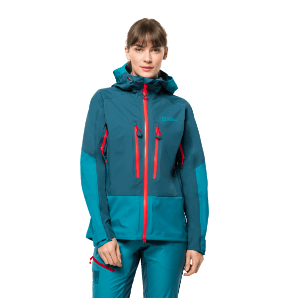Jack Wolfskin Blauwkoraal Damesjack Alpspitze 3l Best