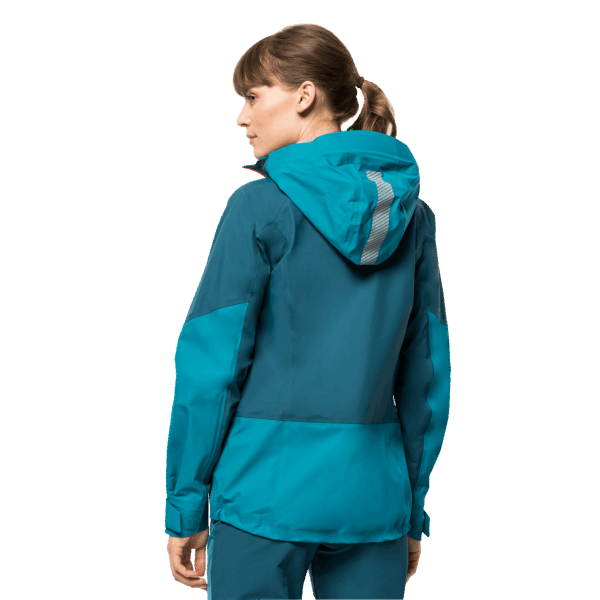 Jack Wolfskin Blauwkoraal Damesjack Alpspitze 3l Best