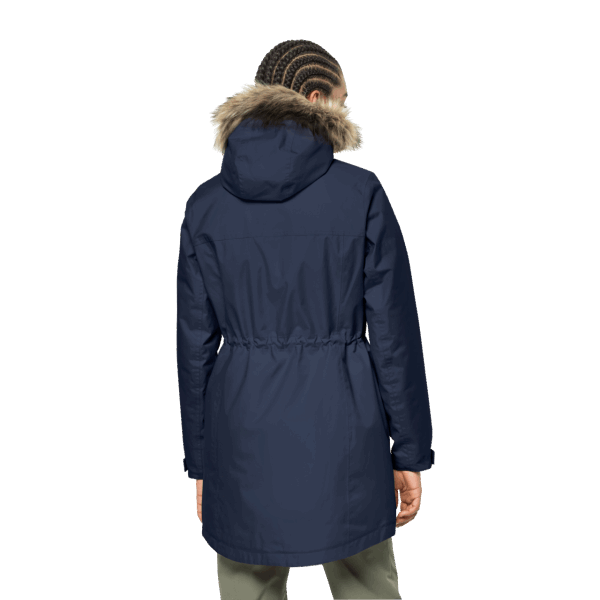 Jack Wolfskin Fashion Night Blue Winterfrost Geïsoleerde Damesparka