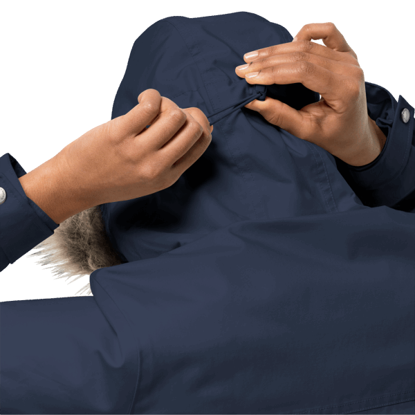Jack Wolfskin Fashion Night Blue Winterfrost Geïsoleerde Damesparka