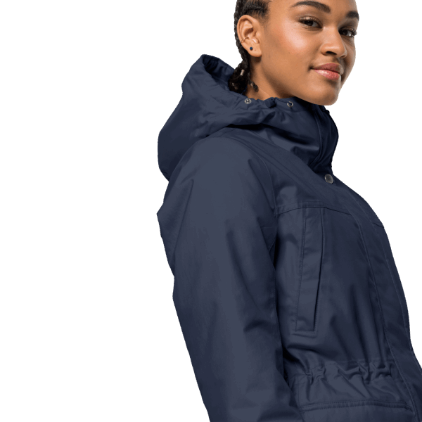 Jack Wolfskin Fashion Night Blue Winterfrost Geïsoleerde Damesparka