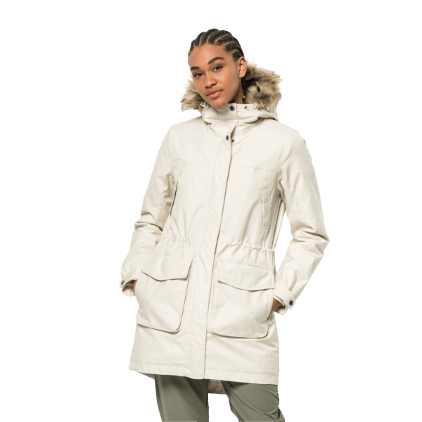 Jack Wolfskin Dames Winterfrost Geïsoleerde Parka Winter Parelcollectie