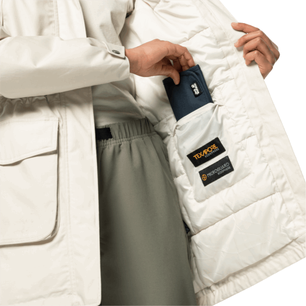 Jack Wolfskin Dames Winterfrost Geïsoleerde Parka Winter Parelcollectie