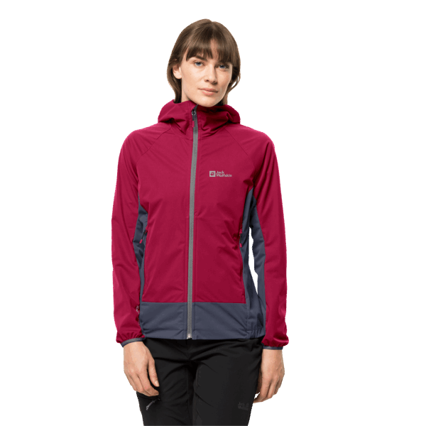 Jack Wolfskin Eagle Peak Ii Hoody Voor Dames Van Cranberry