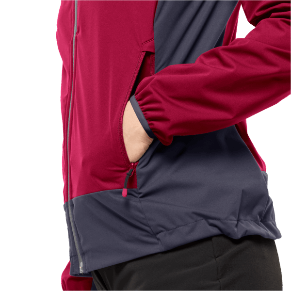 Jack Wolfskin Eagle Peak Ii Hoody Voor Dames Van Cranberry