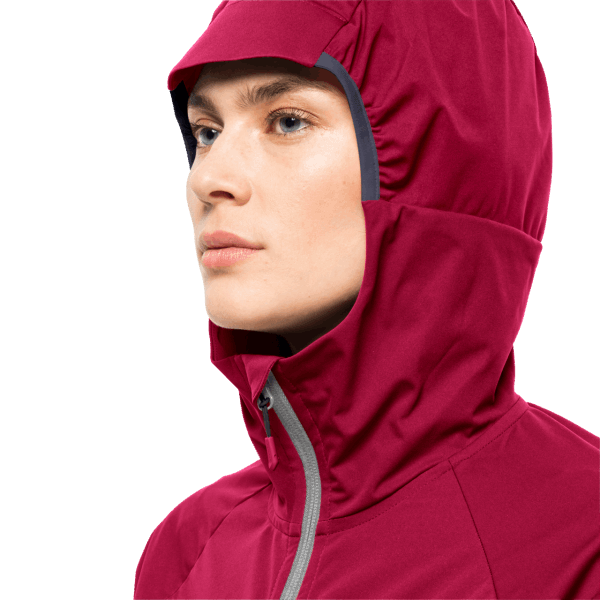 Jack Wolfskin Eagle Peak Ii Hoody Voor Dames Van Cranberry