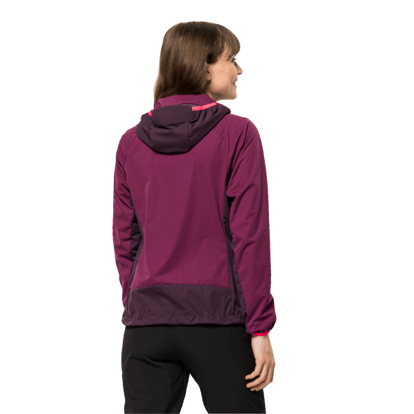 Wild Berry Damesjack Met Capuchon, Eagle Peak Ii, Origineel Wolfskin