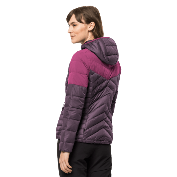 Nieuwe Tundra Donzen Hoody Grapevine Jack Wolfskin Voor Dames