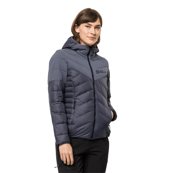 Fashion Jack Wolfskin Grafiet Damestundra Dons Hoody