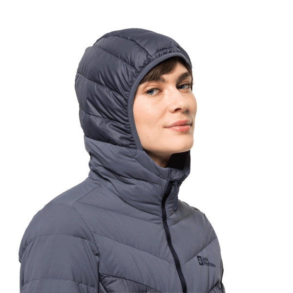 Fashion Jack Wolfskin Grafiet Damestundra Dons Hoody