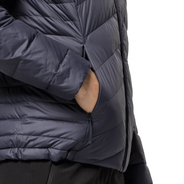 Fashion Jack Wolfskin Grafiet Damestundra Dons Hoody