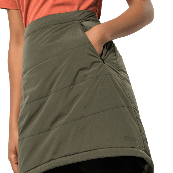 Alpengluehen Damesrok Jack Wolfskin Merk Dusty Olive