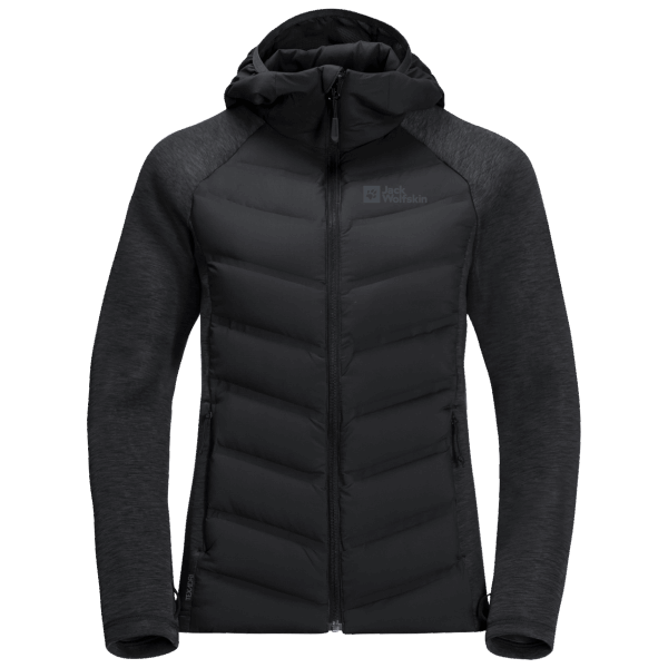 Jack Wolfskin Collectie Tasman Dons Hybride Zwart Voor Dames