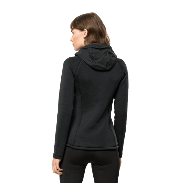 Jack Wolfskin Collectie Tasman Dons Hybride Zwart Voor Dames