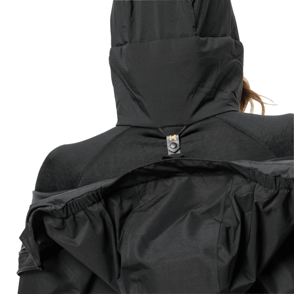 Jack Wolfskin Collectie Tasman Dons Hybride Zwart Voor Dames