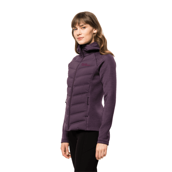 Jack Wolfskin Tasman-donshybride Voor Dames Van Wijnstokoorsprong