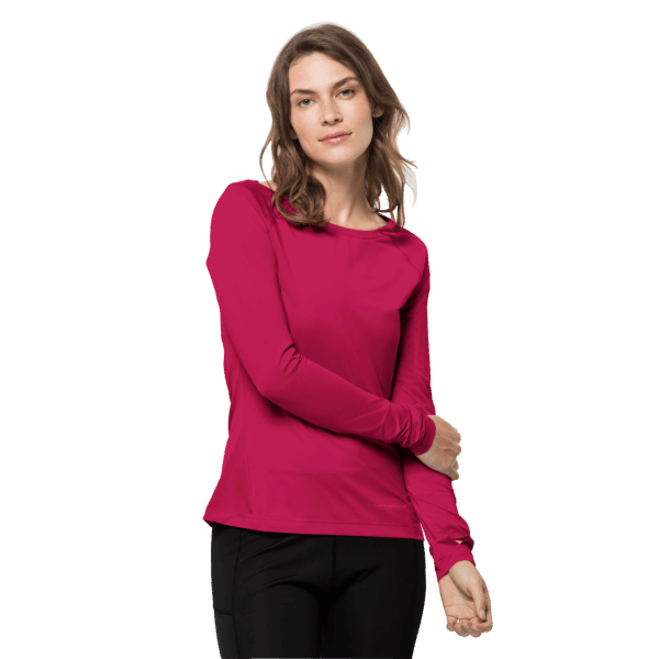 Cranberry Jack Wolfskin Tasman Damestas Met Lange Mouwen
