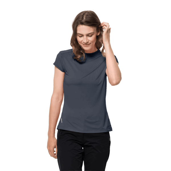 Fashion Dames Tasman Jack Met Korte Mouwen Wolfskin Ombre Blauw