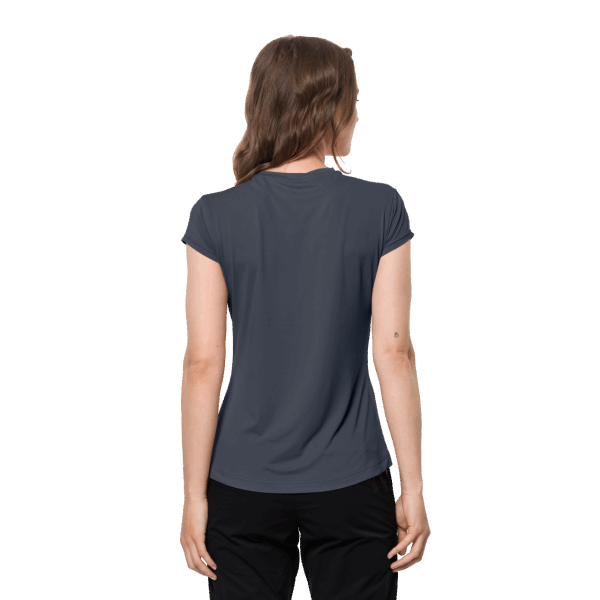 Fashion Dames Tasman Jack Met Korte Mouwen Wolfskin Ombre Blauw