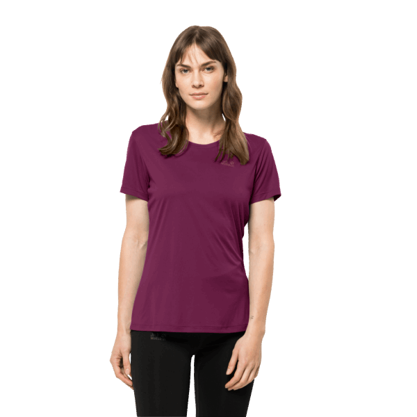 Tech T Jack Wolfskin Voor Dames Van Het Merk Wild Berry
