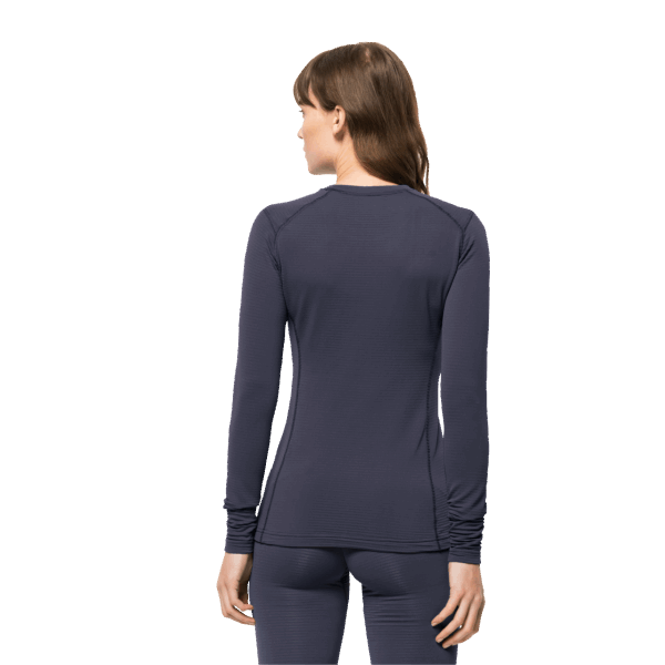 Jack Wolfskin Grafiet Oneindige L/s-collecties Voor Dames