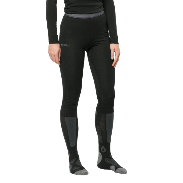 Zwarte Alpspitze Wollen Damesbroek Jack Wolfskin Fashion
