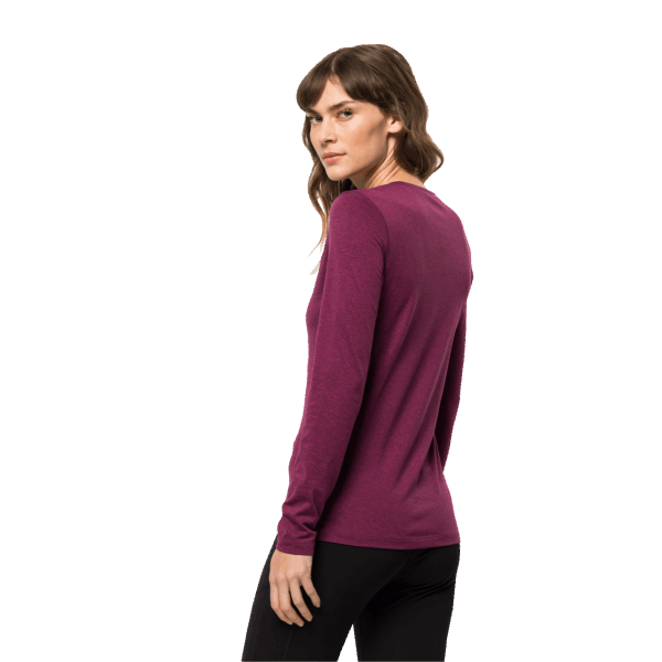 Originele Wild Berry Sky Thermal Jack Met Lange Mouwen Voor Dames Van Wolfskin