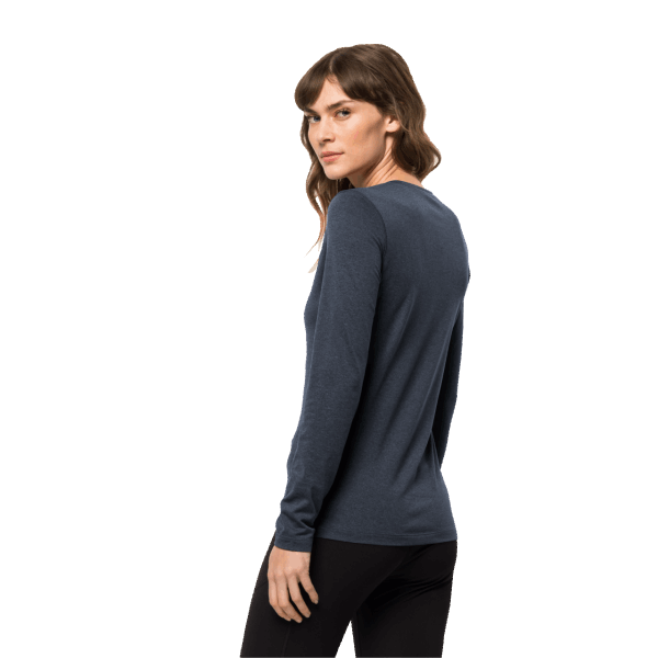 Sky Thermal Jack Met Lange Mouwen Voor Dames Wolfskin Nachtblauw Hot