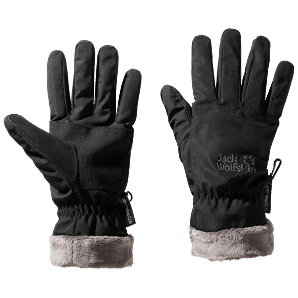 Dames Stormlock Highloft Handschoenencollectie Jack Wolfskin Zwart
