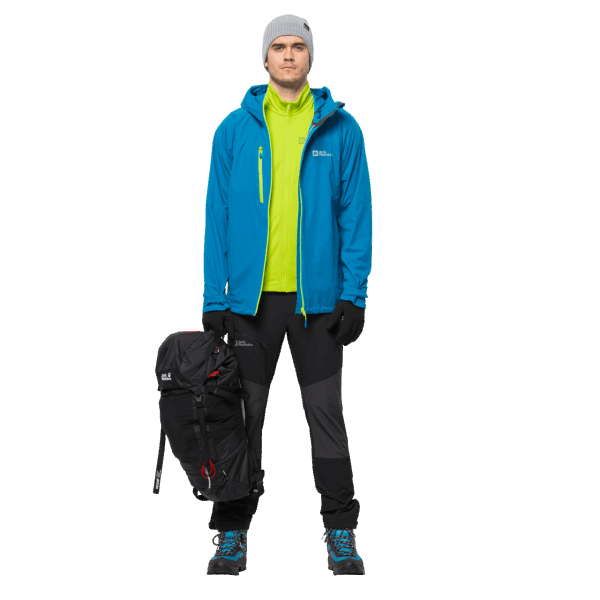 Jack Wolfskin Zwarte Origin Supersonic Xt Handschoen