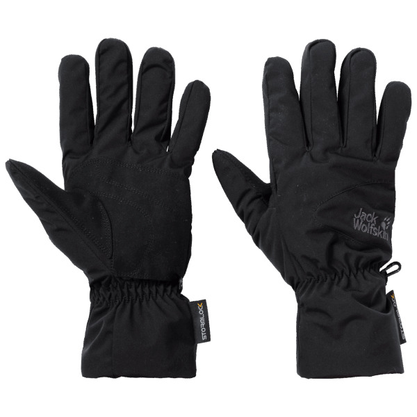 Jack Wolfskin Zwarte Stormlock Highloft Handschoen Origins