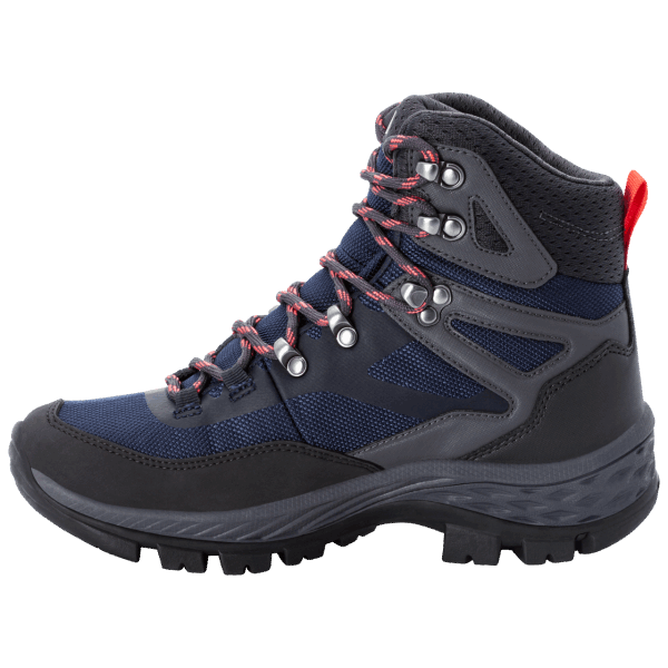 Jack Wolfskin Brands Blue-coral Dames Rebellie Gids Texapore Mid