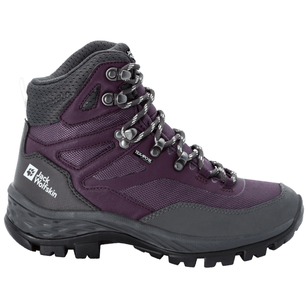 Jack Wolfskin Dames Rebellie Gids Texapore Midden Paars-grijs Origineel