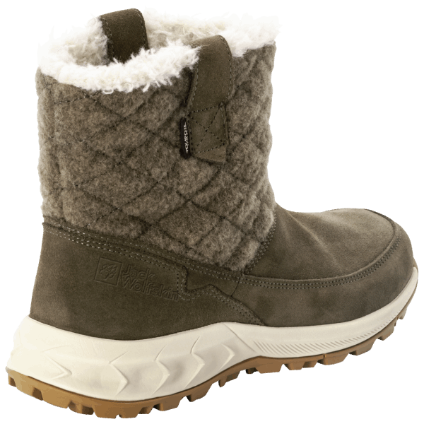 Kaki-grijze Fashion Jack Wolfskin Queenstown Texapore Dameslaars