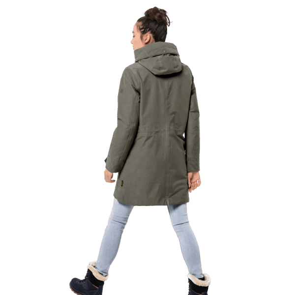 Merk Rocky Point Parka Druivenblad Jack Wolfskin