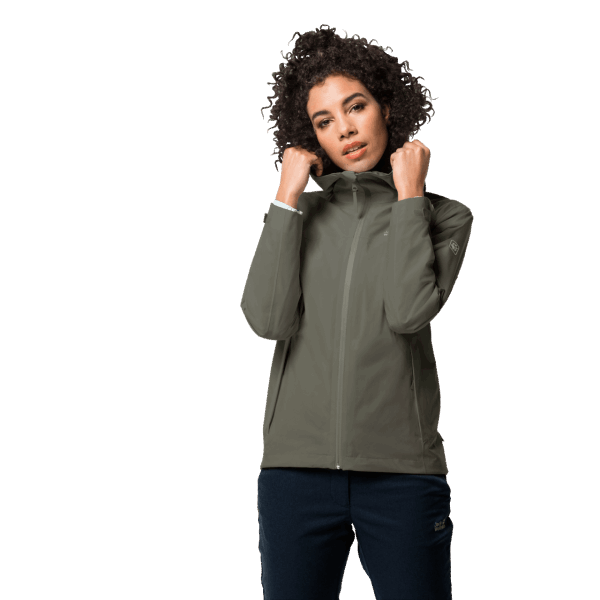 Beste Grape Leaf Jwp Shell Jack Wolfskin Voor Dames