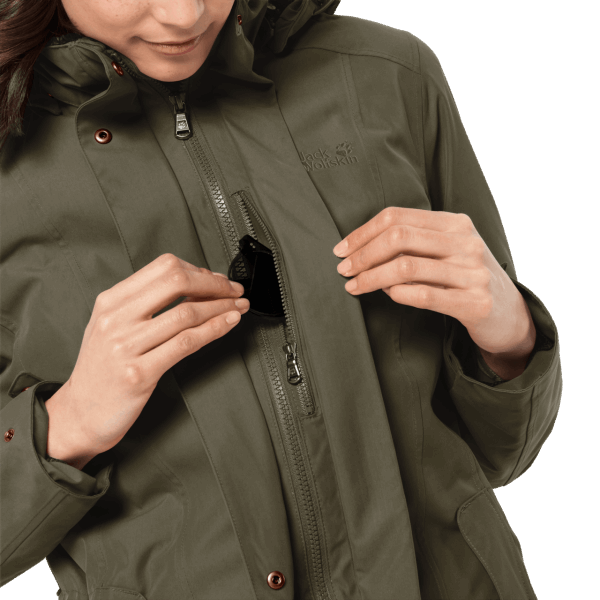 Jas Madison Avenue Origine Jack Wolfskin Graniet