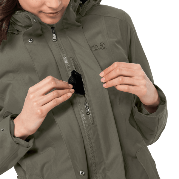 Jas Madison Avenue Oorsprong Druivenblad Jack Wolfskin