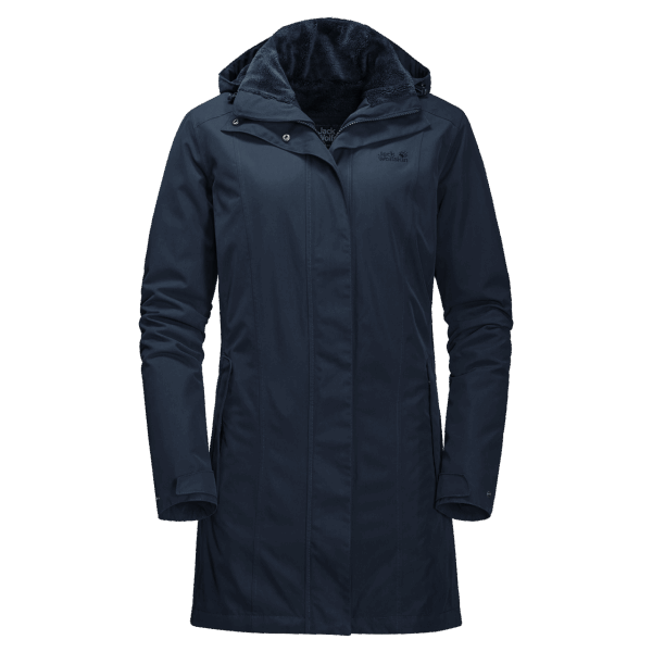 Jack Wolfskin Nachtblauwe Merk Madison Avenue Jas