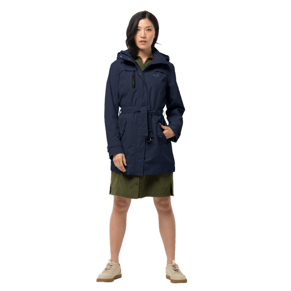 Jack Wolfskin Hete Nachtblauwe Kimberley Jas