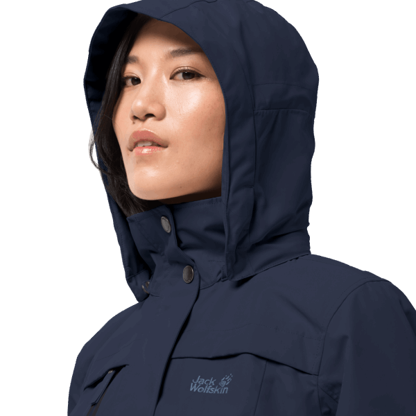 Jack Wolfskin Hete Nachtblauwe Kimberley Jas