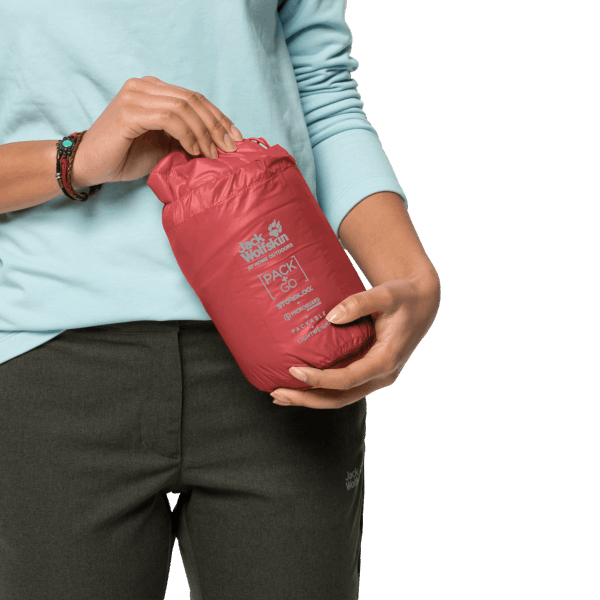Jack Wolfskin Dames Jwp Vest Nieuw Koraalrood